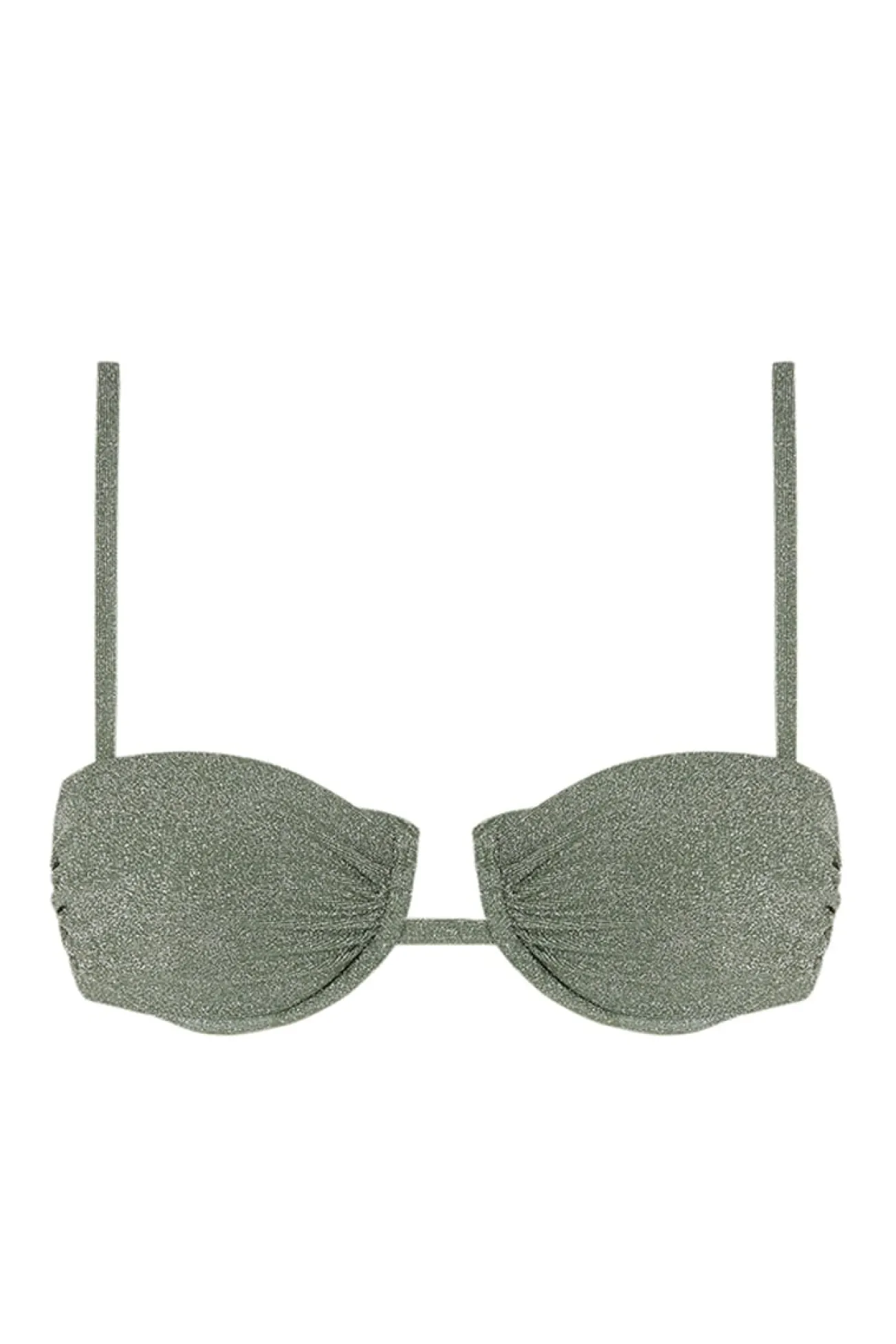 Top biquíni brilhante