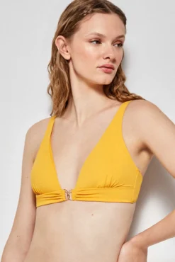 Top biquíni triangular
