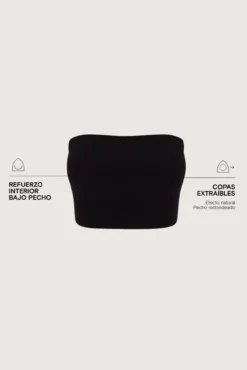 Top cropped cai-cai preto
