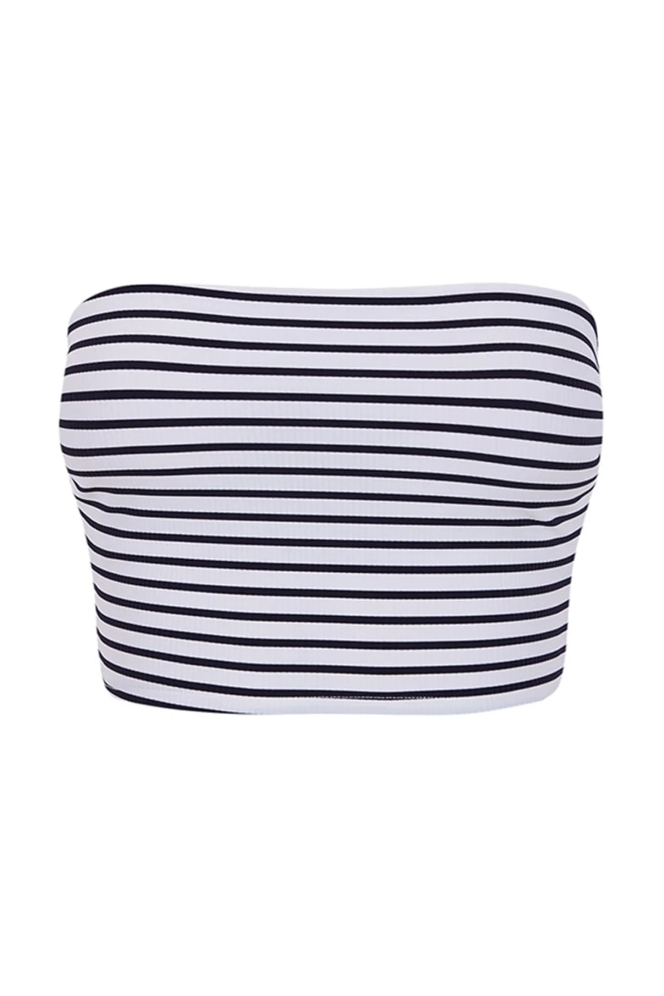 Top cropped riscas marinho