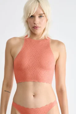 top cropped sem costura