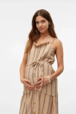 Top de alças maternity
