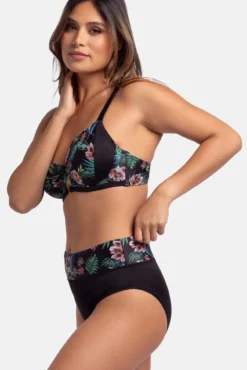 Top de biquíni preto