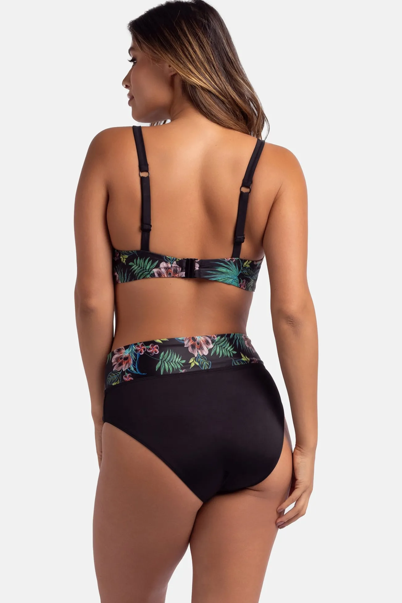 Top de biquíni preto
