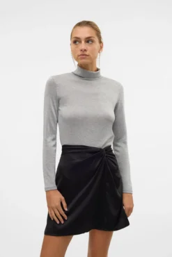 Top de gola e lurex