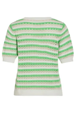Top de malha de algodão orgânico