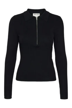 Top de malha estilo polo