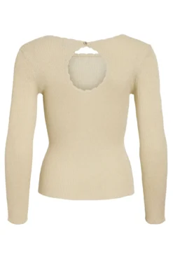 Top de malha reversível com lurex