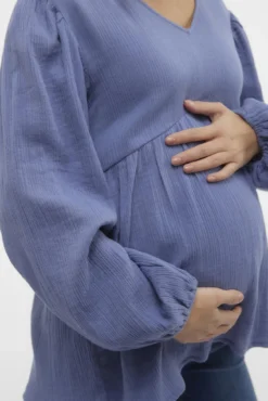 Top de manga comprida maternity