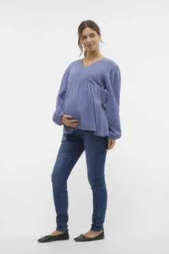 Top de manga comprida maternity