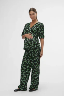 Top de manga 2/4 maternity