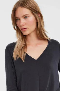 Top TENCEL de manga comprida