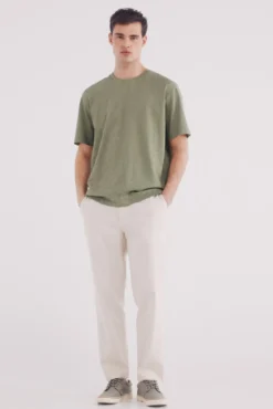 T-shirt algodão slub