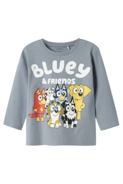 T-shirt azul para meninos