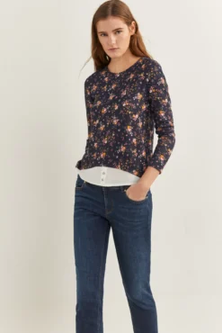 T-shirt Bimatéria Estampada