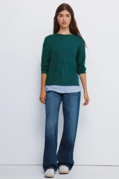 T-shirt combinada