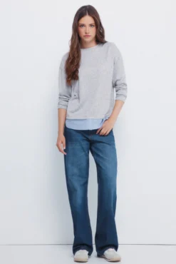 T-shirt combinada