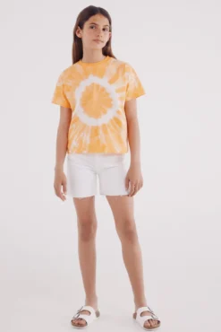 T-shirt com coração para menina