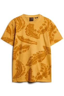 T-shirt com estampado sobretingido Vintage
