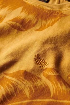 T-shirt com estampado sobretingido Vintage