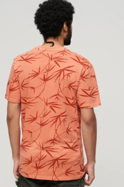 T-shirt com estampado sobretingido Vintage