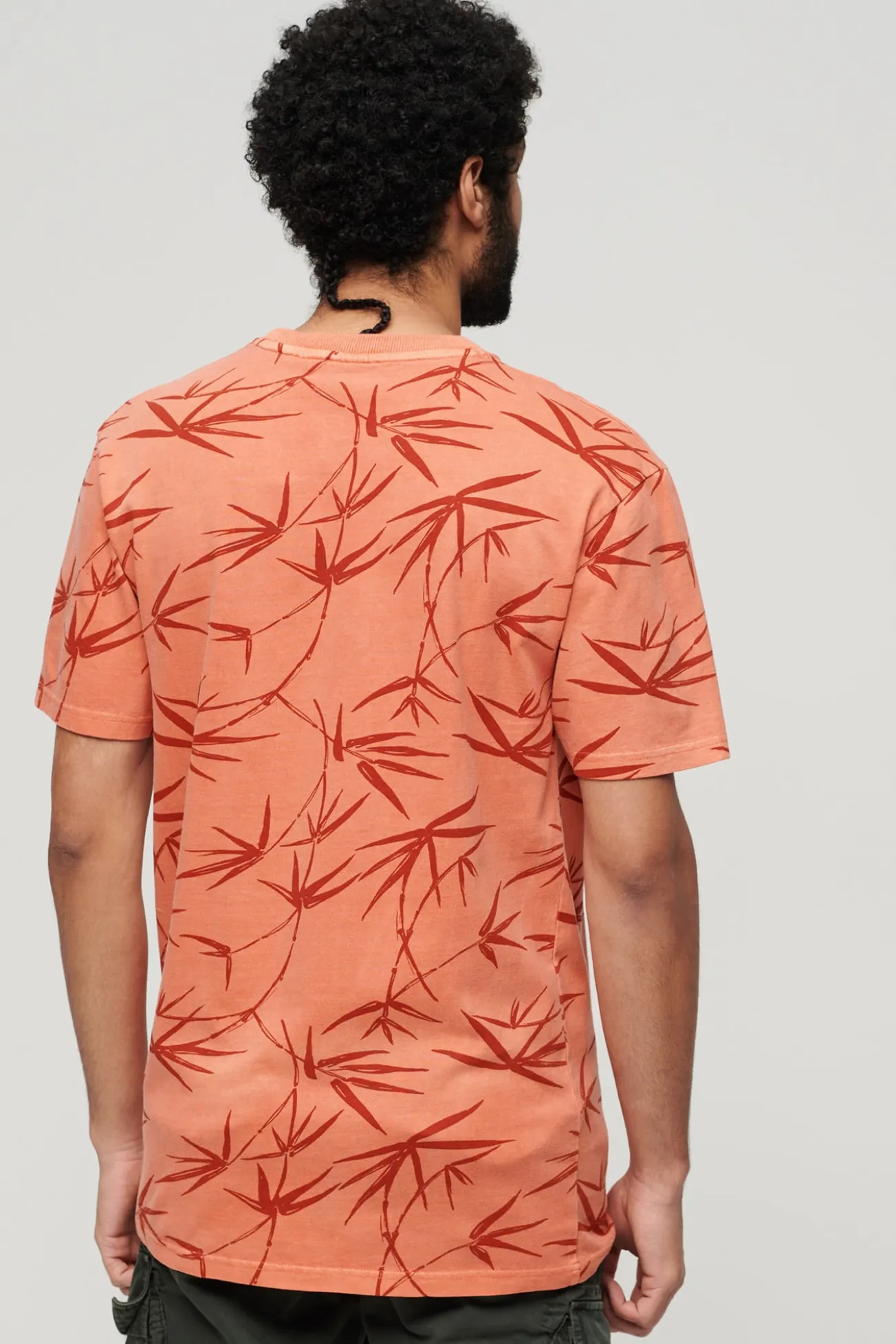 T-shirt com estampado sobretingido Vintage