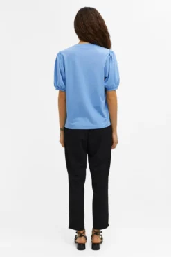 T-shirt com mangas balão