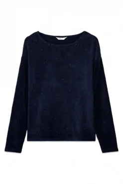 T-shirt cravejada de chenille