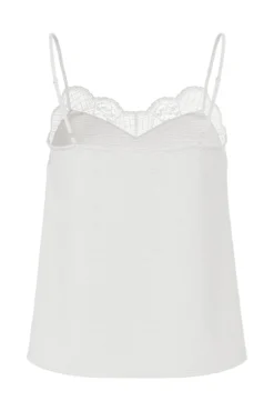 T-shirt de alças de lingerie