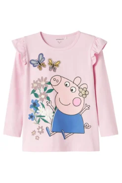 T-shirt de algodão Peppa Pig