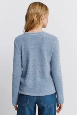 T-shirt de chenille gola fantasia