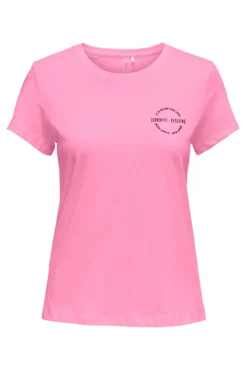 T-shirt de gola redonda