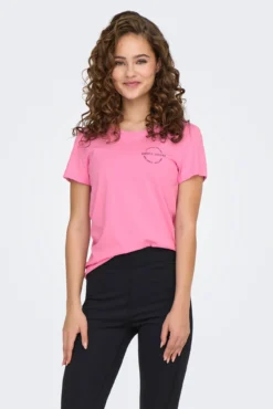 T-shirt de gola redonda