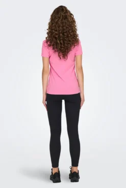 T-shirt de gola redonda