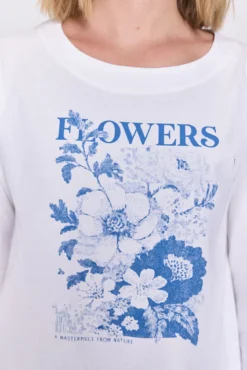 T-shirt de manga com manga francesa