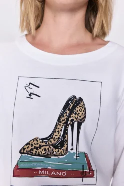 T-shirt de manga com manga francesa