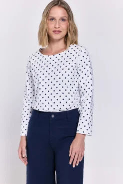 T-shirt de manga com manga francesa