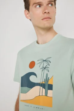 T-shirt de manga curta