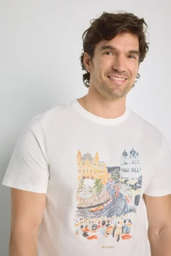 T-shirt de manga curta