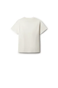 T-shirt de manga curta boxy para criança
