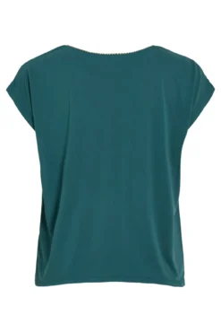 T-shirt de manga curta com tencel