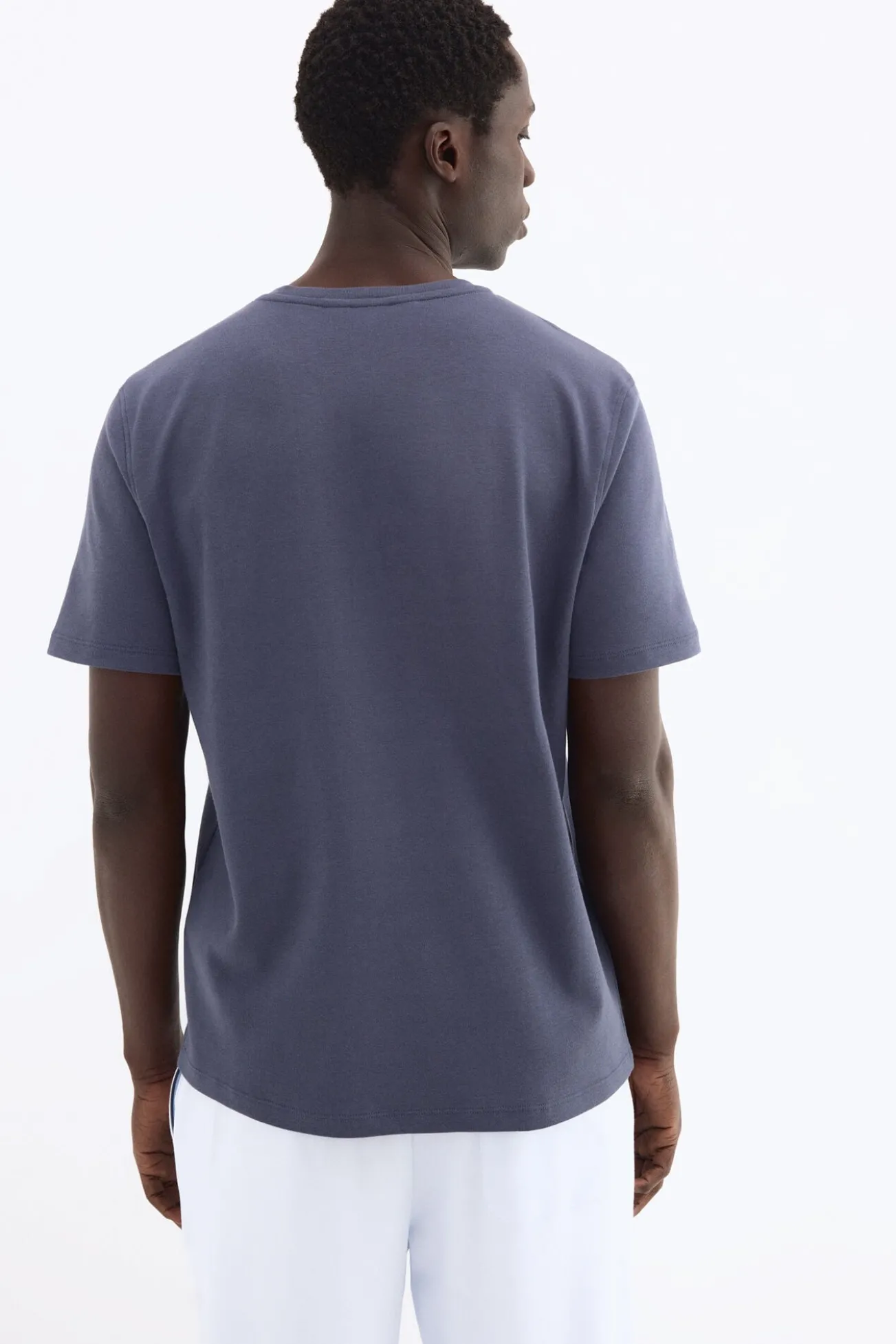 T-shirt de manga curta em algodão espanhol