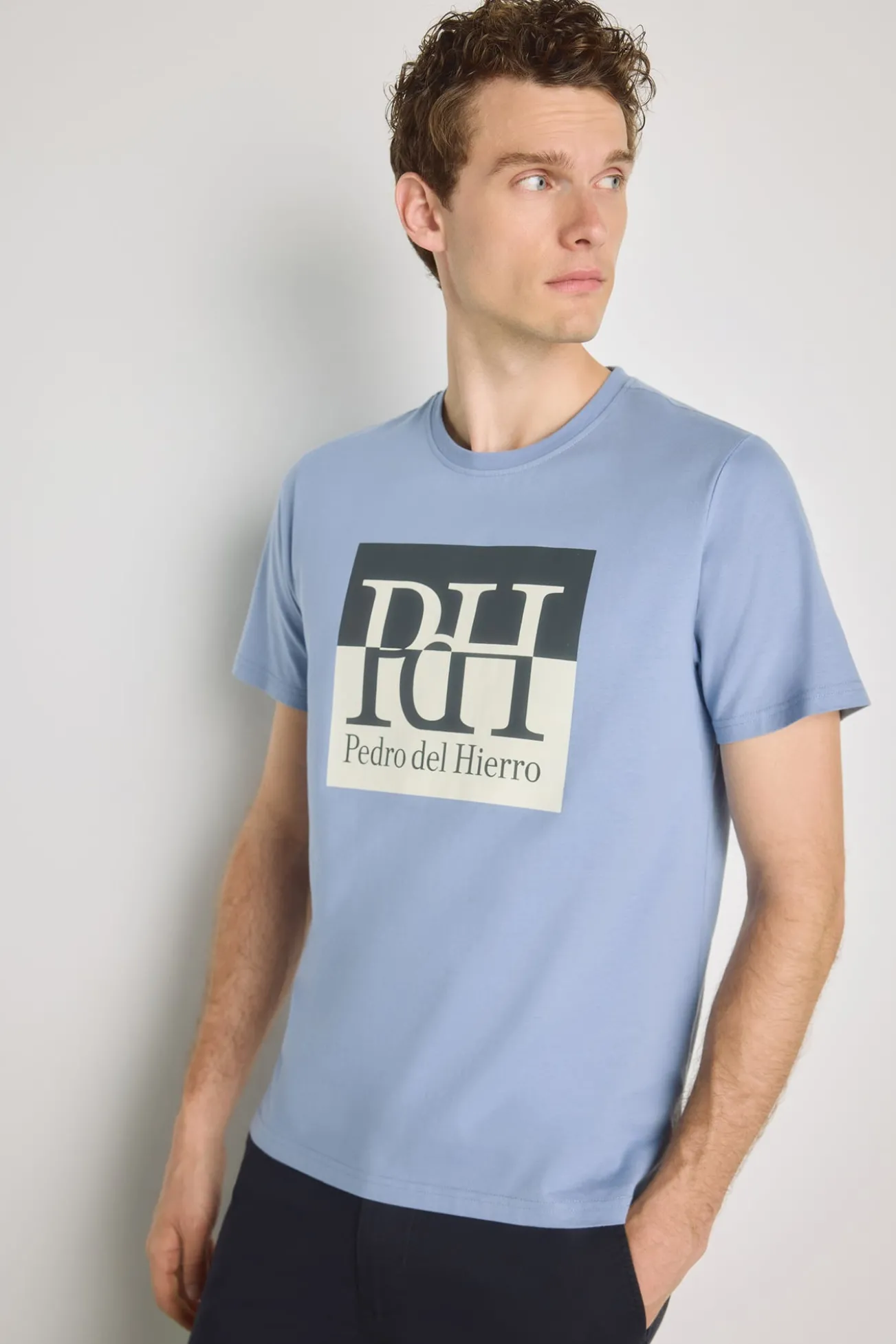T-shirt de manga curta estampada