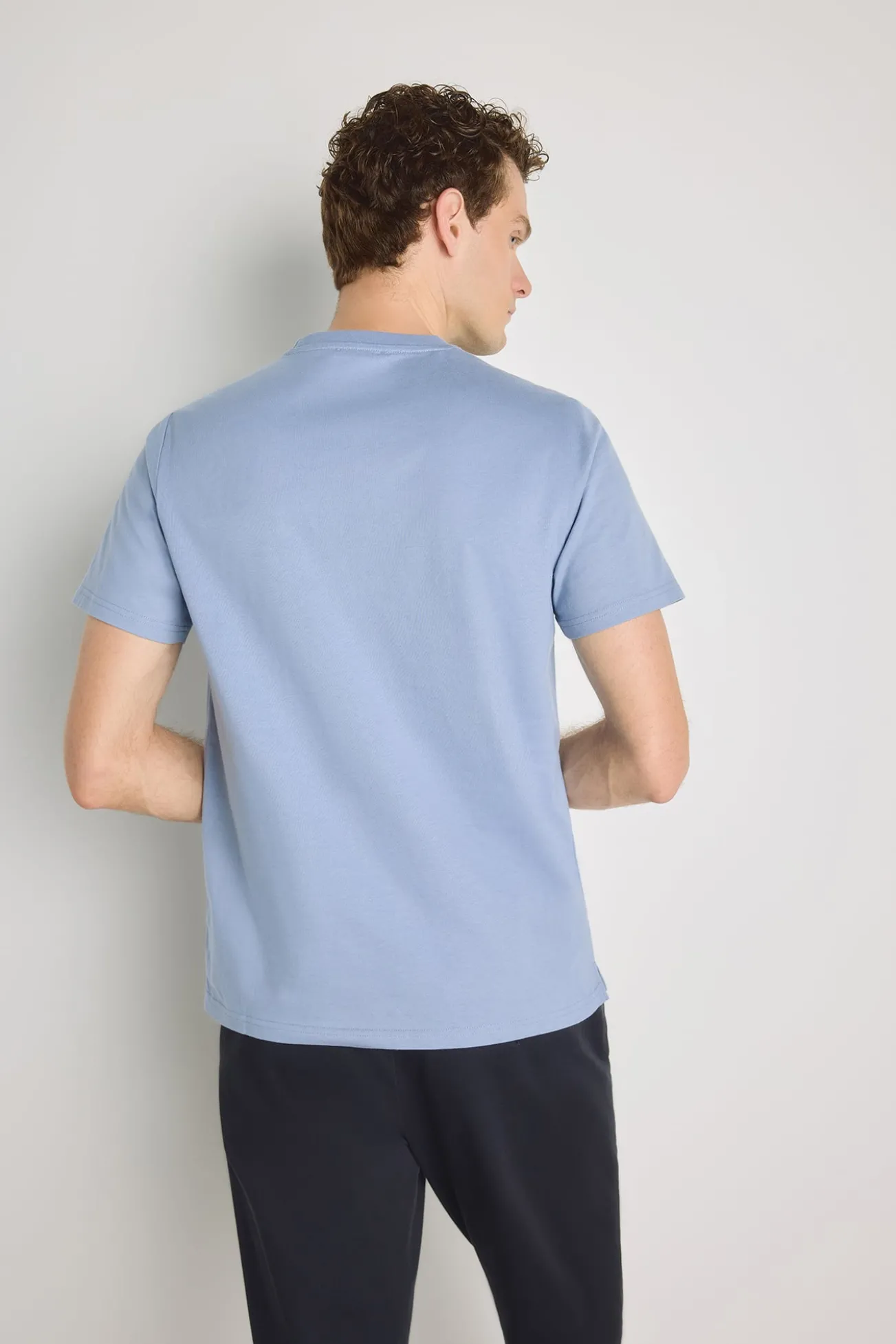 T-shirt de manga curta estampada