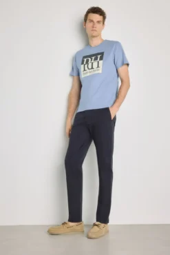 T-shirt de manga curta estampada
