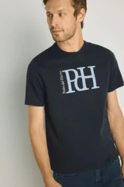 T-shirt de manga curta estampada