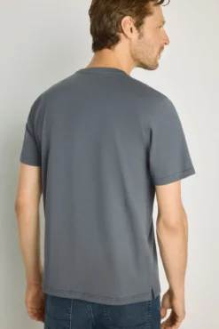 T-shirt de manga curta estampada