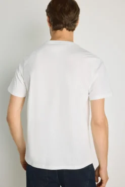 T-shirt de manga curta estampada