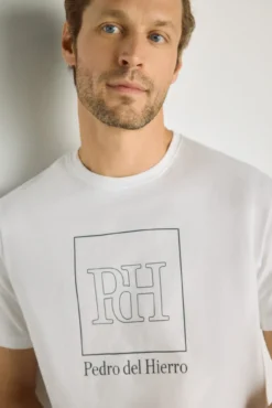 T-shirt de manga curta estampada