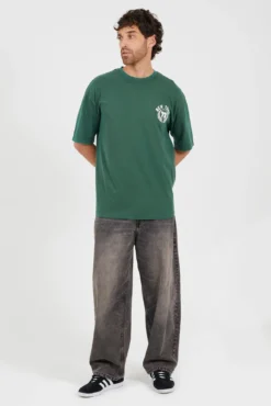 T-shirt de manga curta estampada